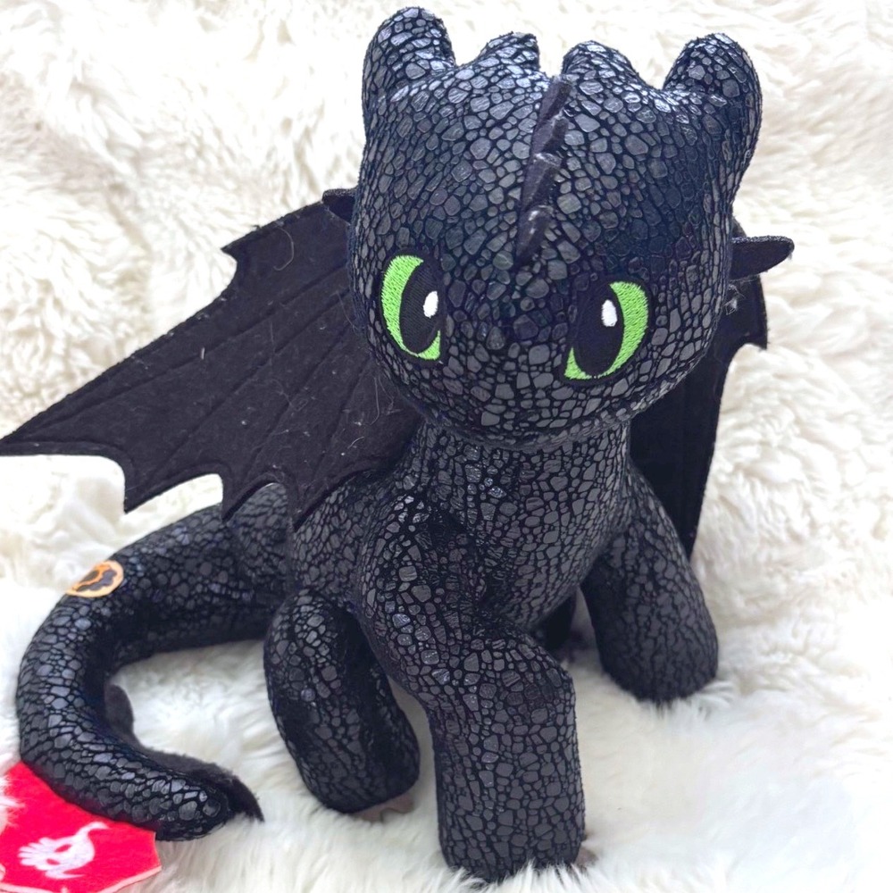 Toothless Dragon Plush How To Train Your Dragon DreamWorks Black Night Fury